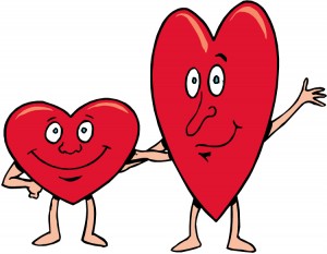 2 hearts